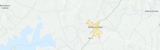 Ballymahon Map Ballymahon Map